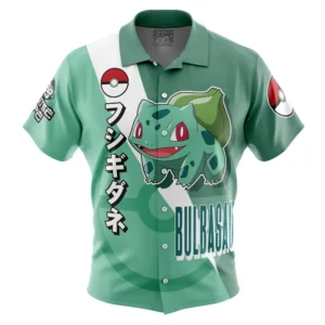 Chemise hawaïenne Bulbizarre Pokémon - Maison Otaku