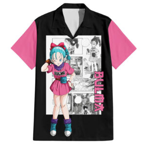 Chemise hawaïenne Bulma Dragon Ball - Maison Otaku