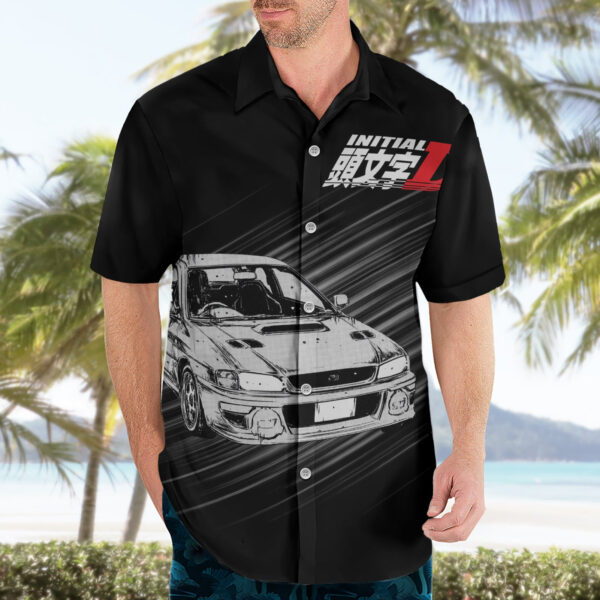Chemise hawaïenne Bunta Fujiwara Impreza Initial D Manga - Maison Otaku – Image 3