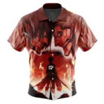 Chemise hawaïenne Attaque Brûlante L’Attaque des Titans – Maison Otaku