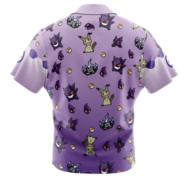 Chemise hawaïenne Motif Pokémon Type Spectre - Maison Otaku – Image 2