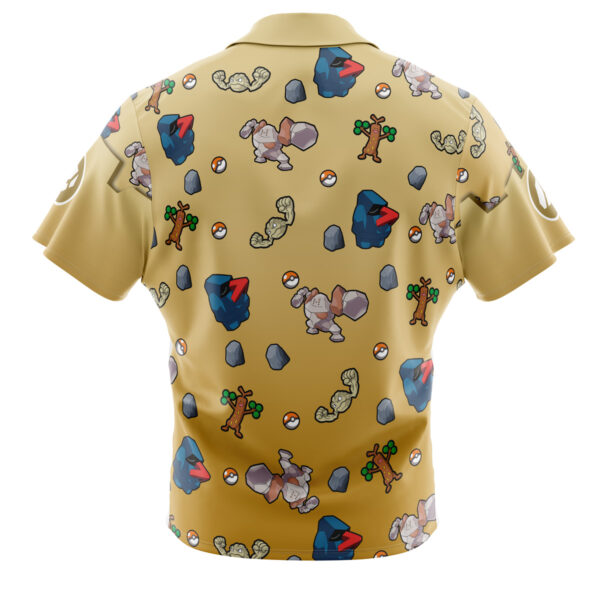 Chemise hawaïenne Type Roche Pokémon - Maison Otaku – Image 2