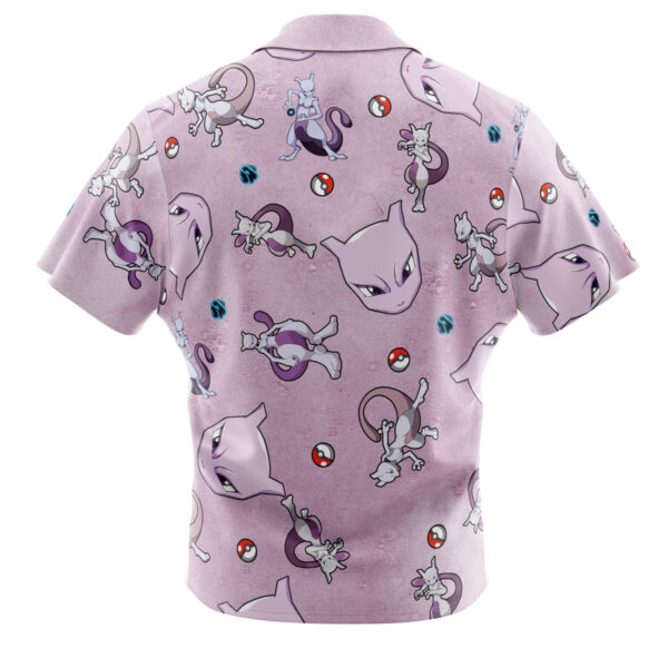 Chemise hawaïenne Motif Mewtwo Pokémon - Maison Otaku – Image 2
