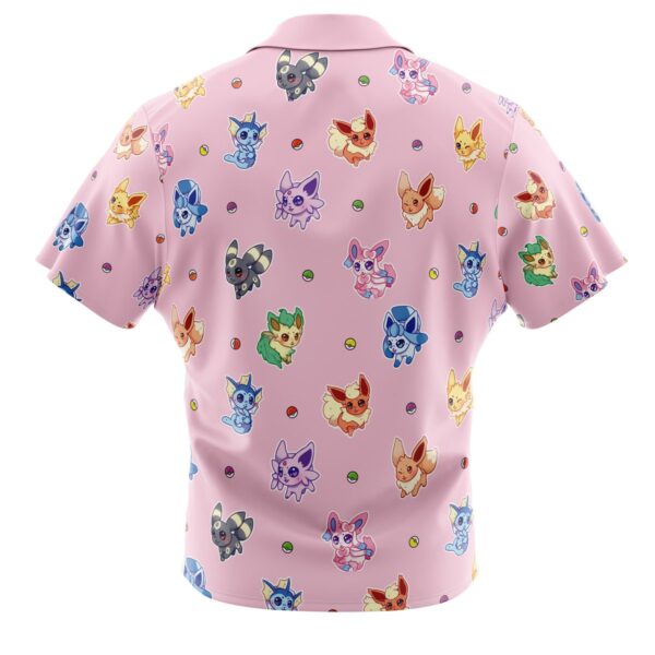 Chemise hawaïenne Motif Évolutions Pokémon - Maison Otaku – Image 2