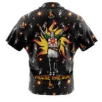 Chemise hawaïenne Motif Praise The Sun Dark Souls – Maison Otaku