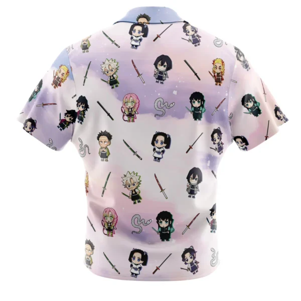 Chemise hawaïenne Chibi Hashira Demon Slayer Pattern - Maison Otaku – Image 2