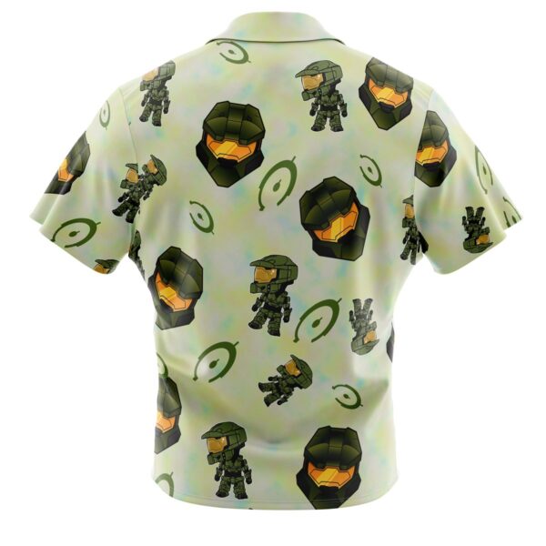 Chemise hawaïenne Motif Halo Gaming - Maison Otaku – Image 2