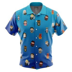 Chemise hawaïenne Motif Final Fantasy 7 - Maison Otaku