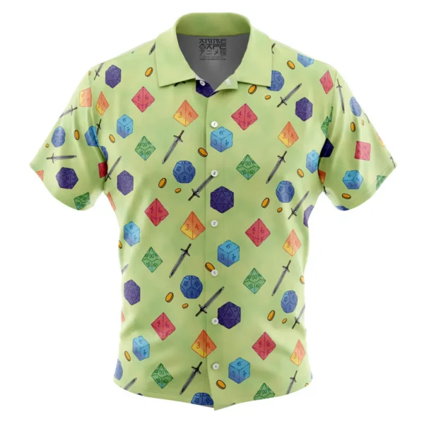 Chemise hawaïenne Motif dés Donjons & Dragons - Maison Otaku