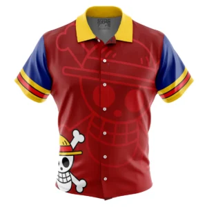 Chemise hawaïenne Luffy Chapeau de Paille One Piece - Maison Otaku