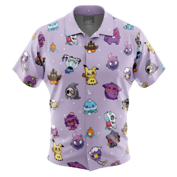 Chemise hawaïenne Petit Pokémon Spectre - Maison Otaku