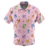 Chemise hawaïenne Motif Chibi Évolutions Pokémon - Maison Otaku