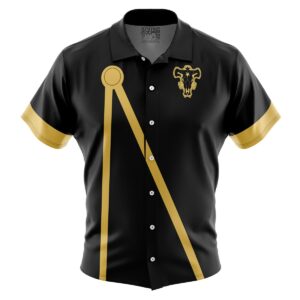 Chemise hawaïenne Black Bulls Black Clover - Maison Otaku