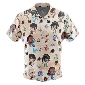 Chemise hawaïenne Chibi Avatar - Maison Otaku