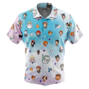 Chemise hawaïenne Motif Studio Ghibli - Maison Otaku