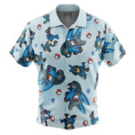 Chemise hawaïenne Motif Lucario Pokémon – Maison Otaku