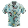 Chemise hawaïenne Motif Carapuce Pokémon - Maison Otaku