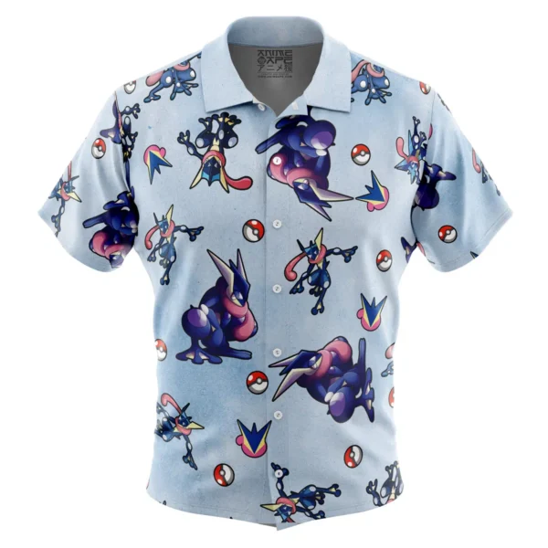 Chemise hawaïenne Motif Greninja Pokémon - Maison Otaku