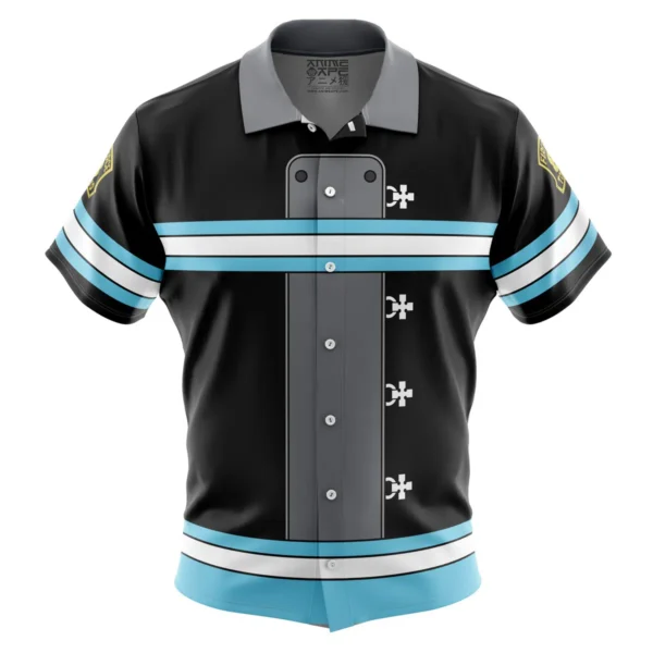 Chemise hawaïenne Company 8 Fire Force - Maison Otaku