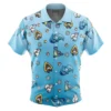 Chemise hawaïenne Type Glace Pokémon - Maison Otaku