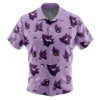Chemise hawaïenne Motif Ectoplasma Pokémon - Maison Otaku
