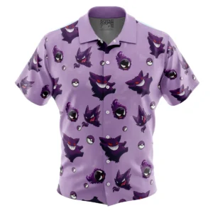 Chemise hawaïenne Motif Ectoplasma Pokémon - Maison Otaku