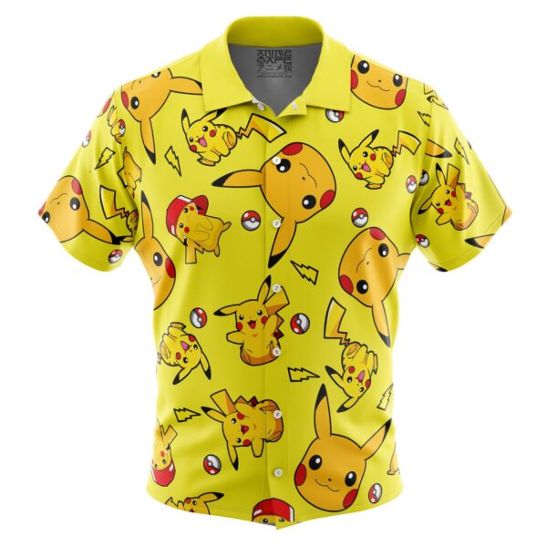 Chemise hawaïenne Motif Pikachu Pokémon - Maison Otaku