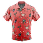 Chemise hawaïenne Type Combat Pokémon – Maison Otaku