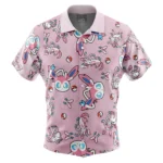 Chemise hawaïenne Motif Sylvallié Pokémon – Maison Otaku