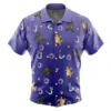 Chemise hawaïenne Motif Type Dragon Pokémon - Maison Otaku