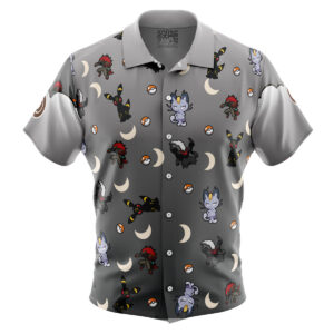 Chemise hawaïenne Type Ténèbres Pokémon - Maison Otaku