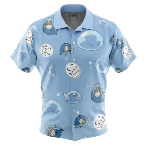 Chemise hawaïenne Rimuru Tempest Pattern Moi, quand je me réincarne en Slime - Maison Otaku