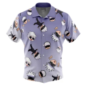 Chemise hawaïenne Motif Gojo Satoru Jujutsu Kaisen - Maison Otaku