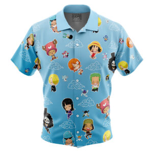 Chemise hawaïenne Chibi Équipage du Chapeau de Paille One Piece - Maison Otaku