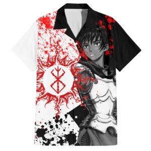 Chemise hawaïenne Casca Berserk Style Sombre - Maison Otaku