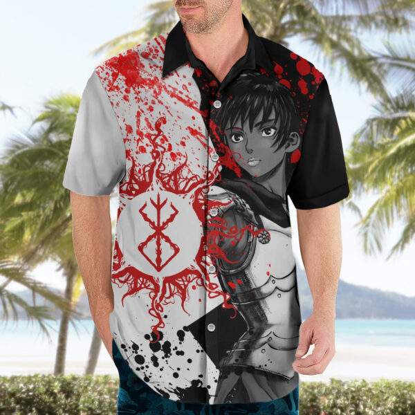 Chemise hawaïenne Casca Berserk Style Sombre - Maison Otaku – Image 3