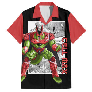 Chemise hawaïenne Cell Max Dragon Ball Manga - Maison Otaku