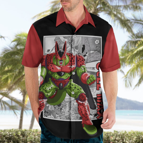 Chemise hawaïenne Cell Max Dragon Ball Manga - Maison Otaku – Image 3