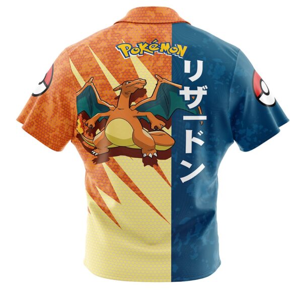 Chemise hawaïenne Attaque Dracaufeu Pokémon - Maison Otaku – Image 2