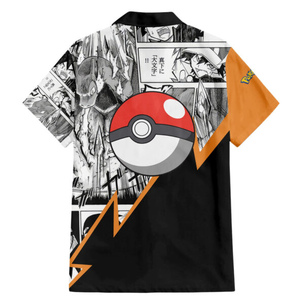 Chemise hawaïenne Dracaufeu Style Manga - Maison Otaku – Image 2