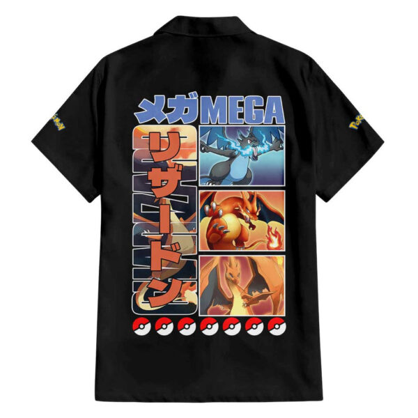 Chemise hawaïenne Salamèche Pokémon - Maison Otaku – Image 2