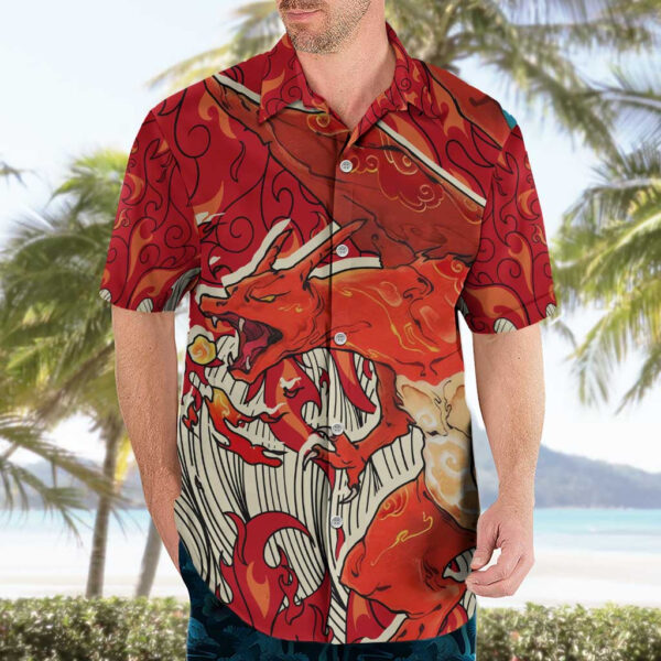 Chemise hawaïenne Dracaufeu Pokémon - Maison Otaku – Image 3