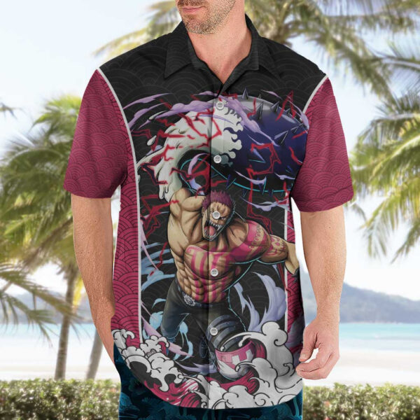 Chemise hawaïenne Charlotte Katakuri One Piece Motif Japonais - Maison Otaku – Image 3