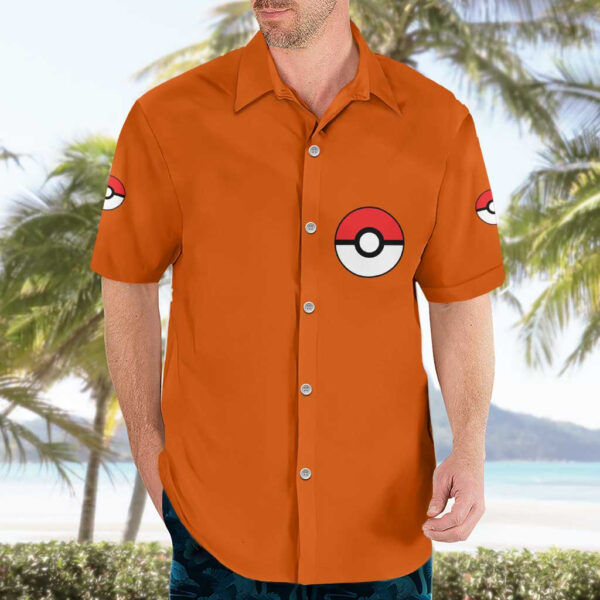 Chemise hawaïenne Salamèche Pokémon - Maison Otaku – Image 3