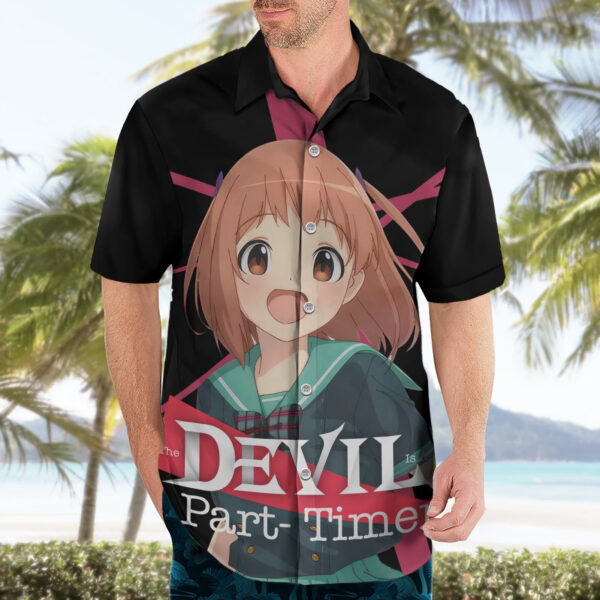 Chemise hawaïenne Chiho Sasaki The Devil is a Part-Timer - Maison Otaku – Image 3