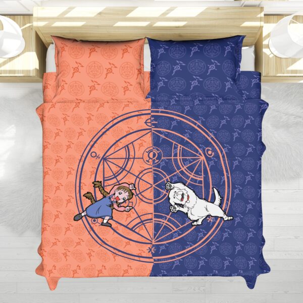 Housse De Couette Chimère Nina Fullmetal Alchemist Parure de lit Ensemble De Literie