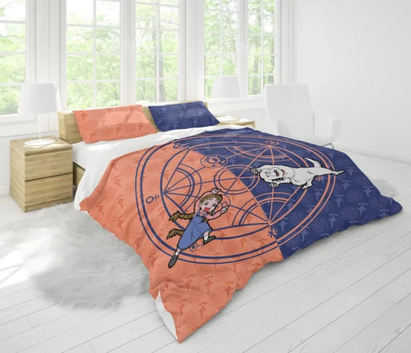 Housse De Couette Chimère Nina Fullmetal Alchemist Parure de lit Ensemble De Literie – Image 2