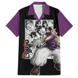 Chemise hawaïenne Choso Jujutsu Kaisen Manga - Maison Otaku