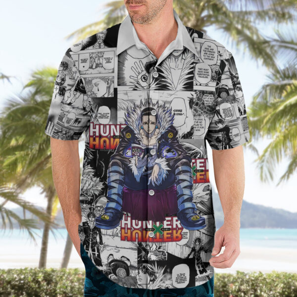 Chemise hawaïenne Chrollo Lucilfer Hunter x Hunter style manga - Maison Otaku – Image 3