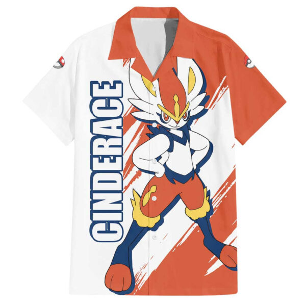 Chemise hawaïenne Pyrobut Pokémon style manga - Maison Otaku